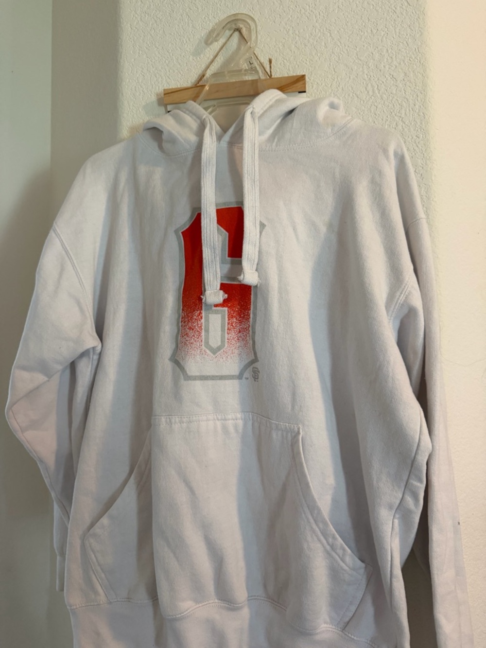 San Francisco Giants Baseball White Hoodie- Men